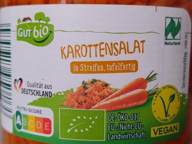 Karottensalat, in Streifen, tafelfertig von Schrottlise | Hochgeladen von: Schrottlise