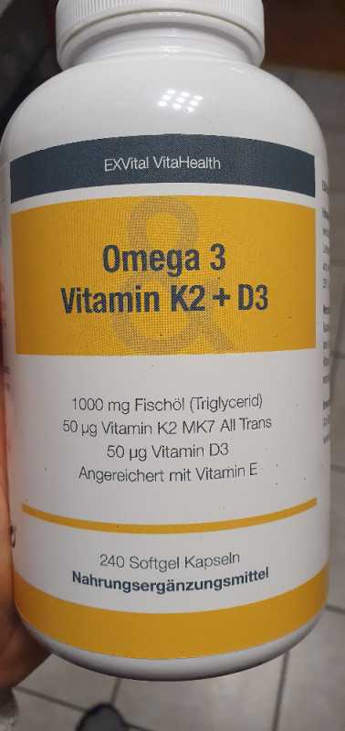 Omega 3 Vitamin K2 + D3, 1000mg Fischöl von Leraysias | Hochgeladen von: Leraysias