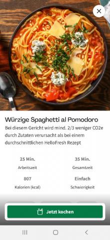 Hello Fresh würzige Spaghetti al Pomodoro von Hannah Sprungk | Hochgeladen von: Hannah Sprungk