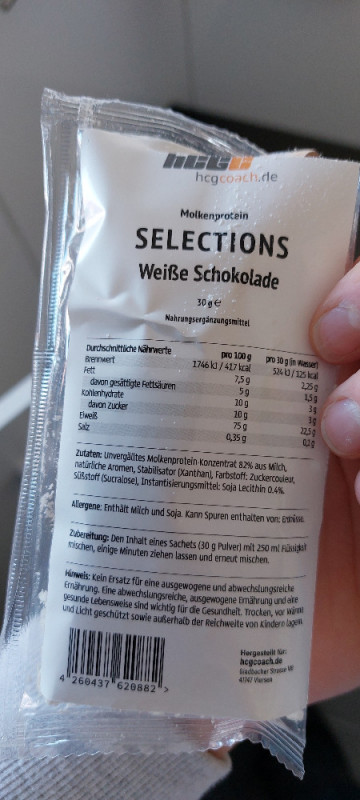 Molkenprotein Selection Weiße Schokolade hcgcoach von 11lena06 | Hochgeladen von: 11lena06