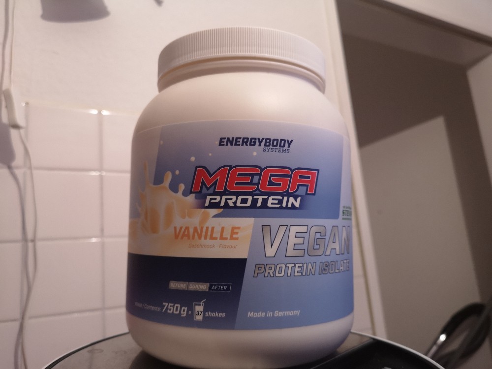 Mega Protein Vegan  Vanille, Mit stevia gesüßt von svenjakl | Hochgeladen von: svenjakl