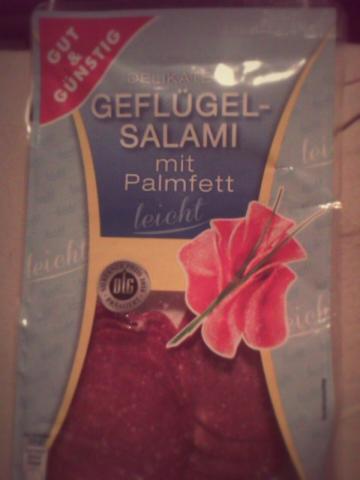 Delikatess Geflügel-Salami mit Palmfett, leicht, Gut & G | Hochgeladen von: Enomis62