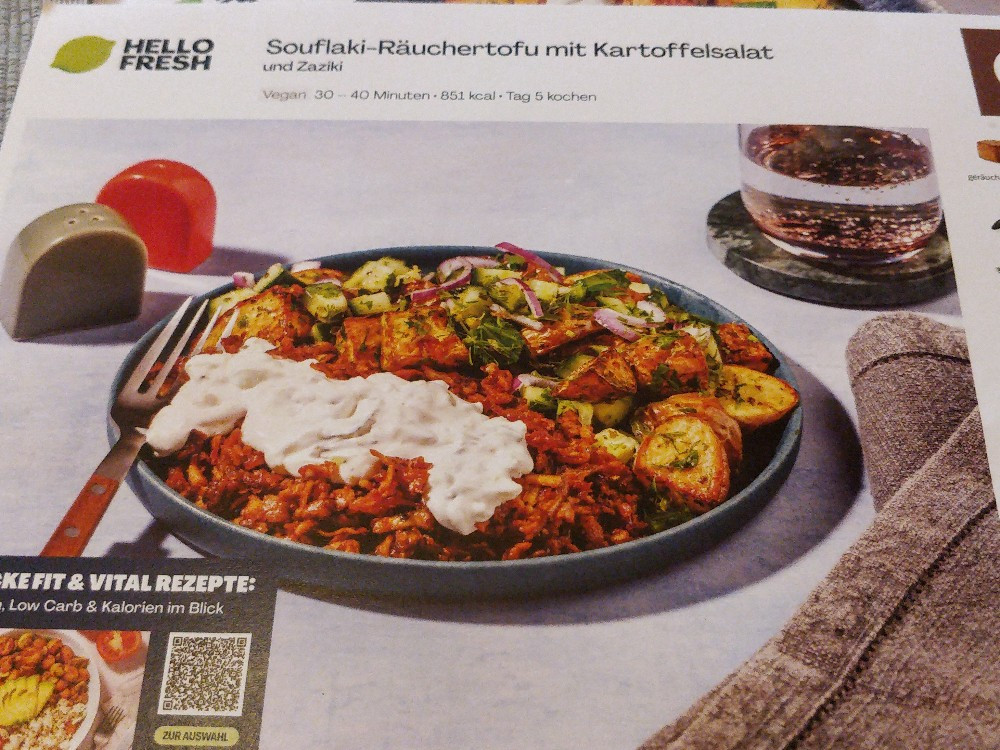Hello Fresh, Souflaki-Räuchertofu mit Kartoffelsalat von aaannna | Hochgeladen von: aaannnaaaaa Hello Fresh, Souflaki-Räuchertofu mit Kartoffelsalat von aaannna | Hochgeladen von: aaannnaaaaa