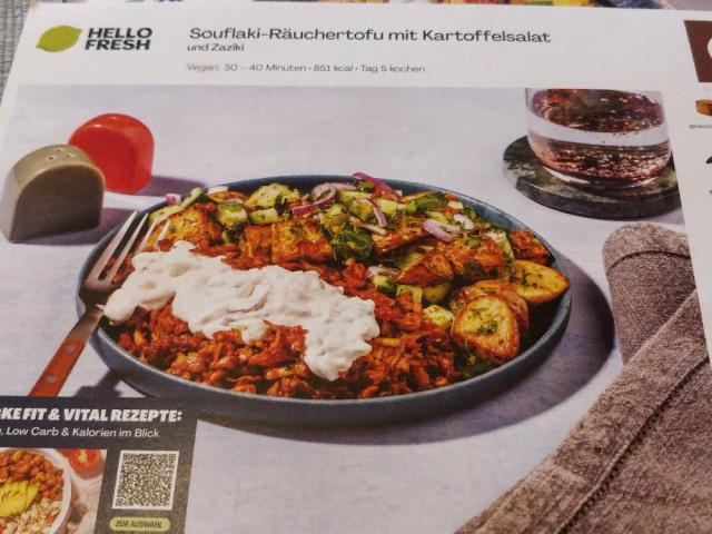 Hello Fresh, Souflaki-Räuchertofu mit Kartoffelsalat von aaannna | Hochgeladen von: aaannnaaaaa Hello Fresh, Souflaki-Räuchertofu mit Kartoffelsalat von aaannna | Hochgeladen von: aaannnaaaaa