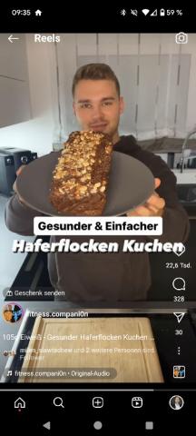 Diät Bananen Haferflocken Kuchen von maxviggy | Hochgeladen von: maxviggy