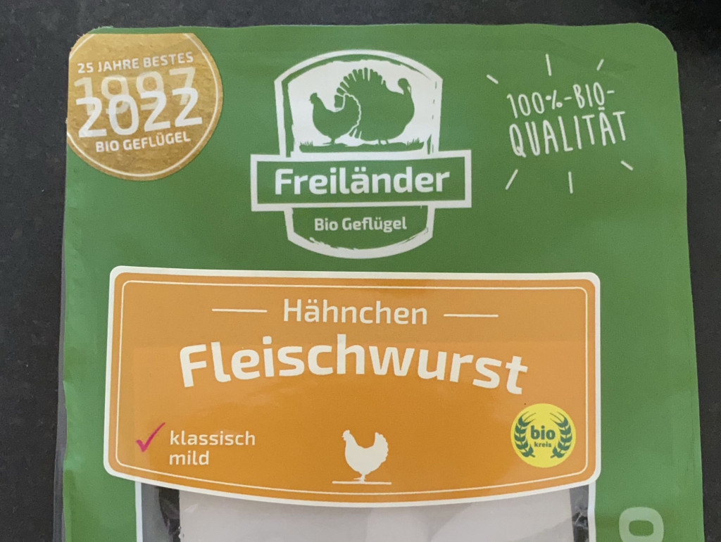 Freiländer Bio Hähnchen Fleischwurst von Ingerlein | Hochgeladen von: Ingerlein Freiländer Bio Hähnchen Fleischwurst von Ingerlein | Hochgeladen von: Ingerlein