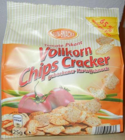 Sun Snacks Vollkorn Chips Cracker (Aldi), Tomate Pikant | Hochgeladen von: Kissichan
