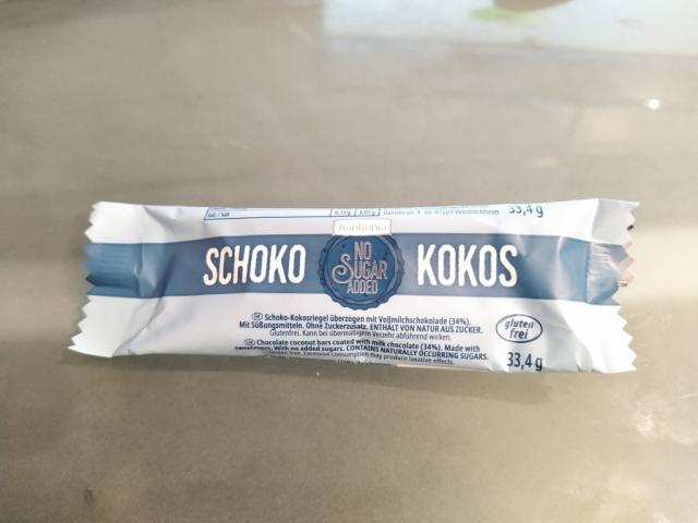 No Sugar Added Schoko-Kokos-Riegel, Netto-KH | Hochgeladen von: Hilger.Juergen