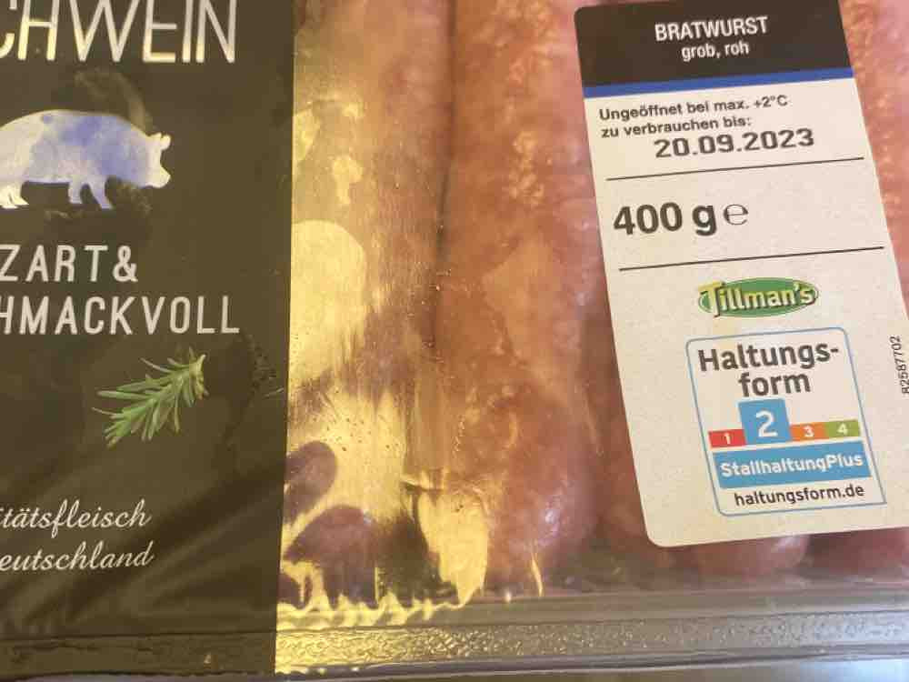 Bratwurst, grob roh von MNGG | Hochgeladen von: MNGG