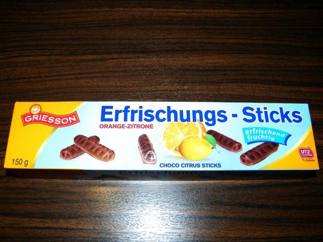 Erfrischungs-Stäbchen, Orange/Zitrone | Uploaded by: Samson1964