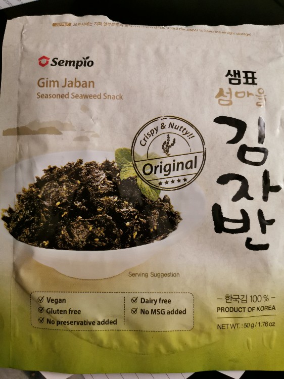Gim Jaban - Seasoned Seaweed Snack von zynp93t921 | Hochgeladen von: zynp93t921