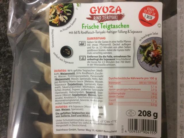 Gyoza, Rind Teriyaki | Hochgeladen von: rks