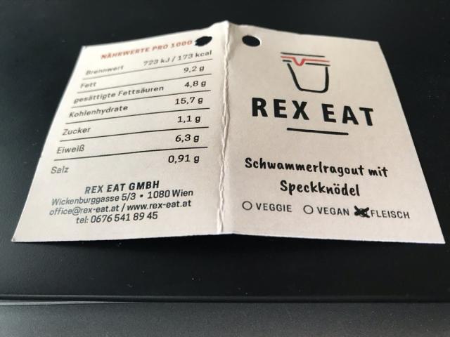 Rex Eat: Schwammerlragout mit Speckknödel | Hochgeladen von: chriger