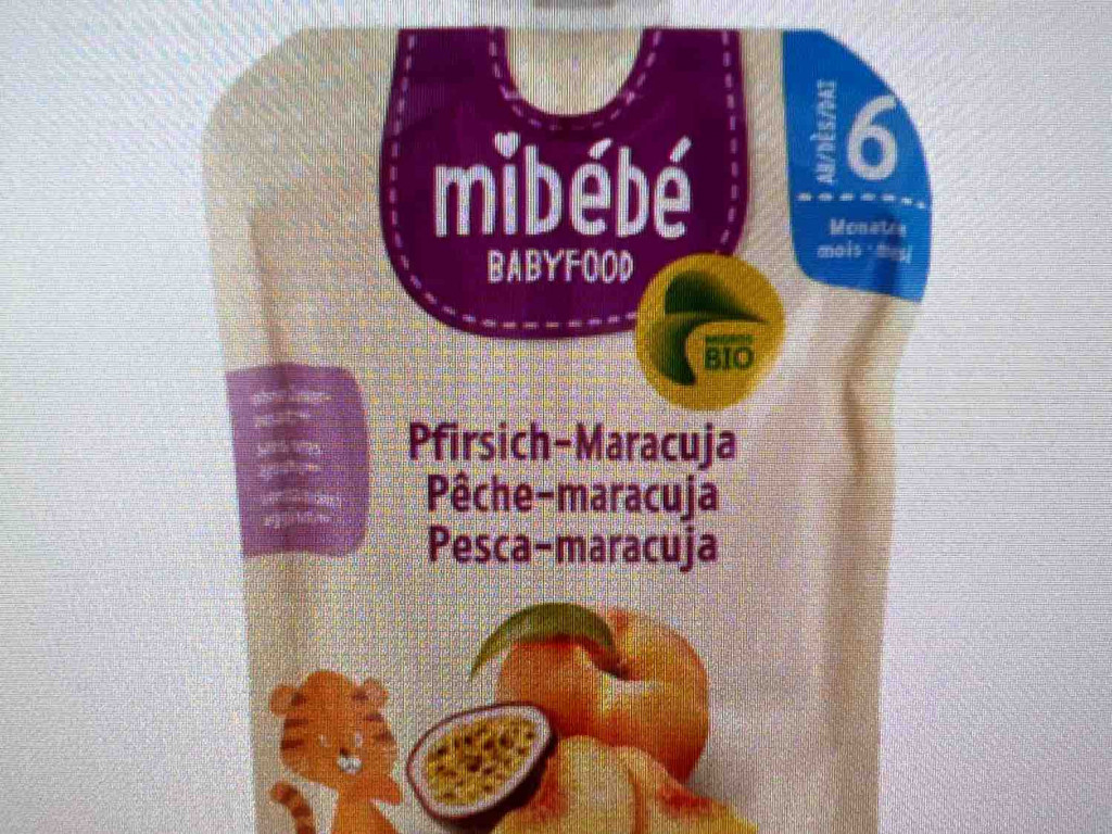 mibebe Pfirsich-Maracuja, quetschbeutel von noteschluesseli | Hochgeladen von: noteschluesseli