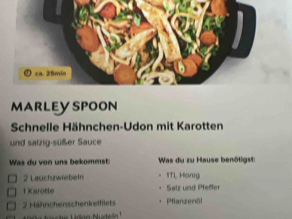 Marley Spoon Hähnchen-Udon, mit Karotten von mcgn | Hochgeladen von: mcgn