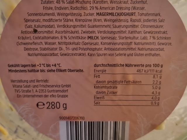 Salatschale mit Schinken, Käse und American Dressing von MH1991 | Hochgeladen von: MH1991 Salatschale mit Schinken, Käse und American Dressing von MH1991 | Hochgeladen von: MH1991