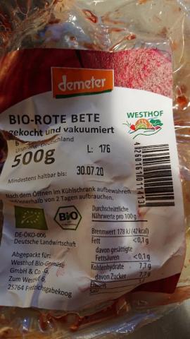 Rote Beete, gekocht und vakuumiert von Mayana85 | Hochgeladen von: Mayana85