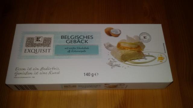 Belgisches Gebäck mit weißer Schokolade & Kokosraspeln | Hochgeladen von: jana74