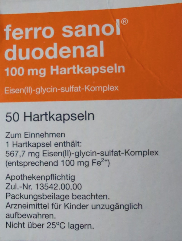 Eisen ferro sanol duodenal 100mg hartkapseln by runner0 | Hochgeladen von: runner0