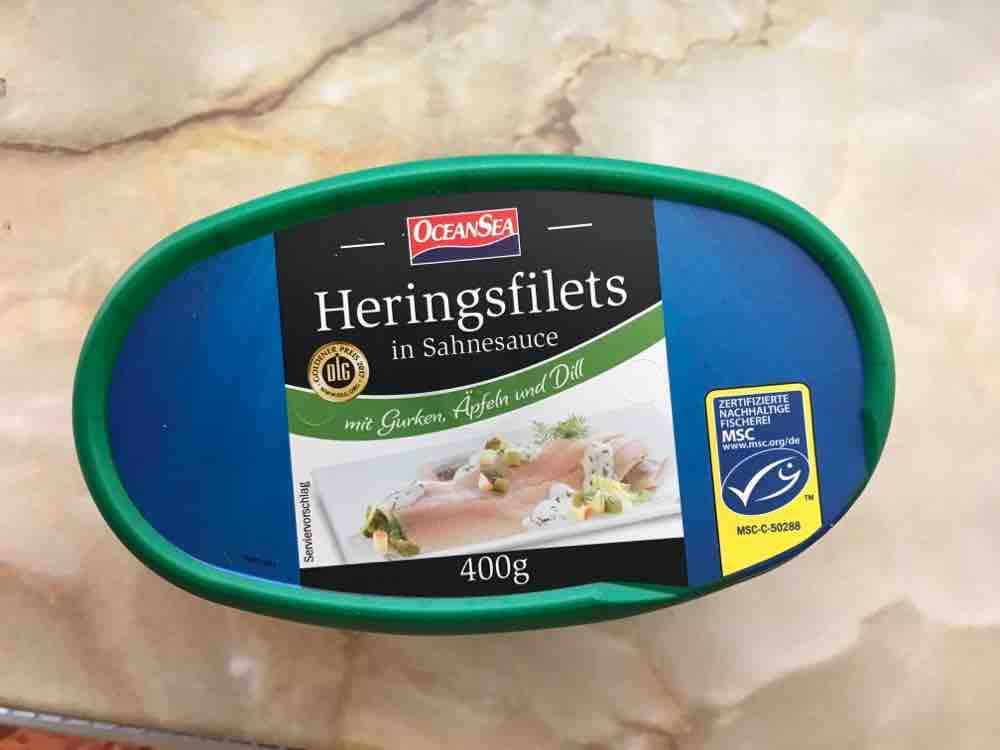 Heringsfilets, in Sahnesauce mit Gurken, ?pfeln und Dill von hedi54 | Hochgeladen von: hedi54 Heringsfilets, in Sahnesauce mit Gurken, ?pfeln und Dill von hedi54 | Hochgeladen von: hedi54