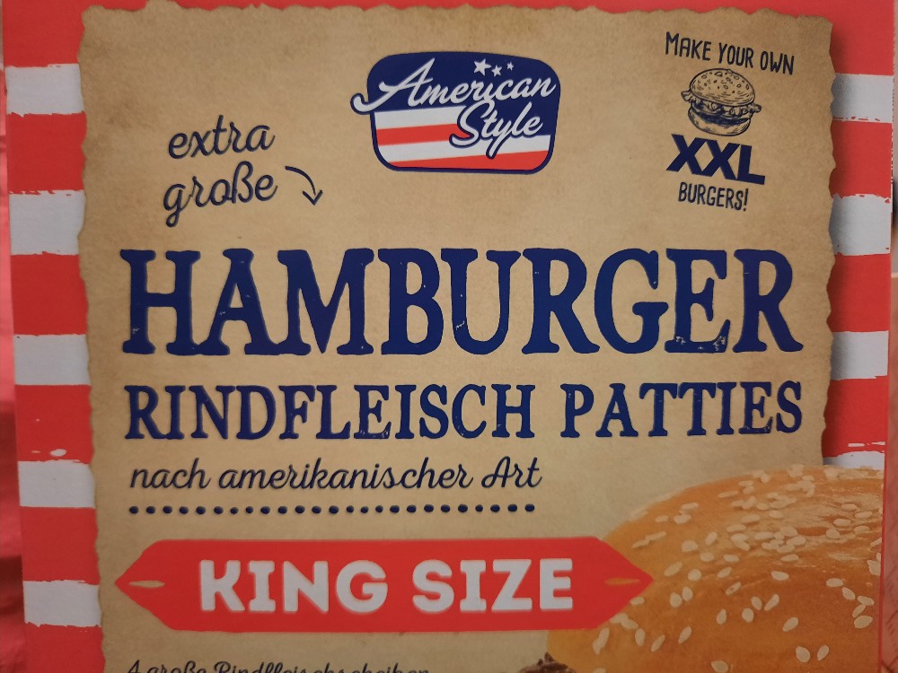 Hamburger Rindfleisch Patties, King Size XXL nach amerikanischer | Hochgeladen von: Tuvalu
