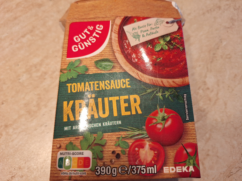 Gut&Günstig Tomatensauce Kräuter von Goldmohn | Hochgeladen von: Goldmohn