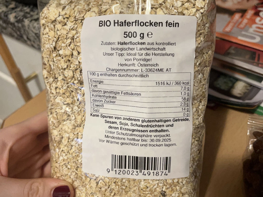 BIO Haferflocken fein von sonja40 | Hochgeladen von: sonja40