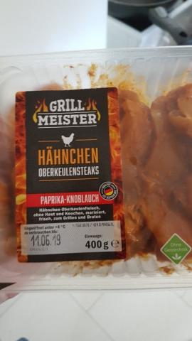 Hähnchen Oberkeulensteaks, Paprika-Knoblauch von Drachy | Hochgeladen von: Drachy