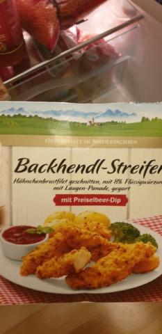 Backhendl-Streifen, mit Preiselbeer-Dip von Fii17 | Hochgeladen von: Fii17