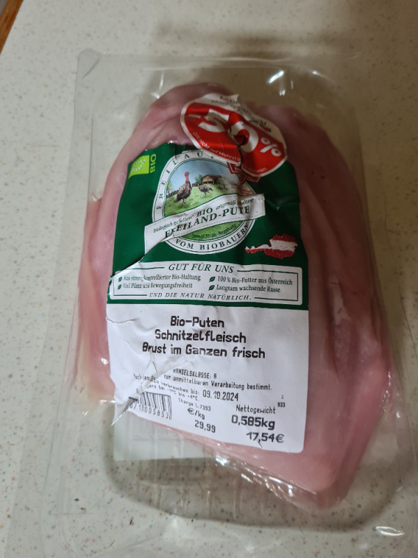 Bio-Puten Schnitzelfleisch Brust im Ganzen frisch von Florian.Sc | Hochgeladen von: Florian.Schw