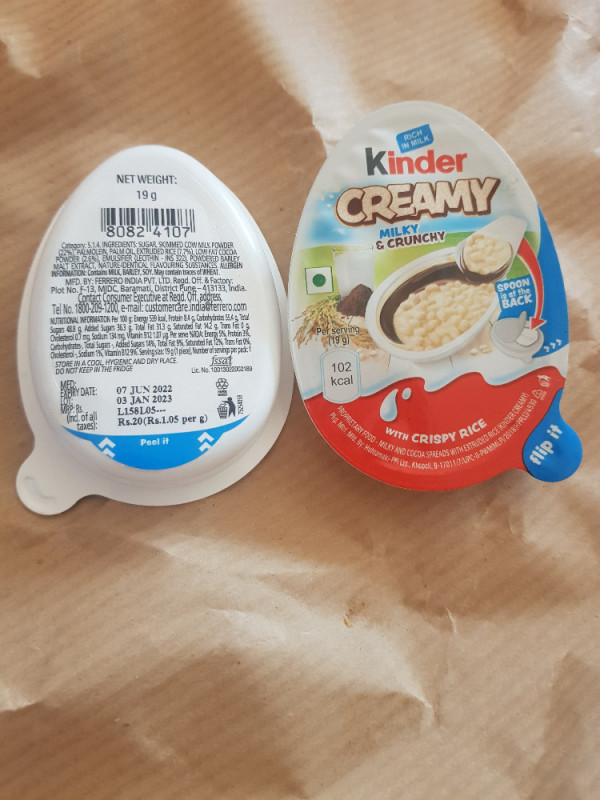 Kinder Creamy Milky & Crunchy, Kinder Creamy Milky & Cru | Hochgeladen von: michaelffm