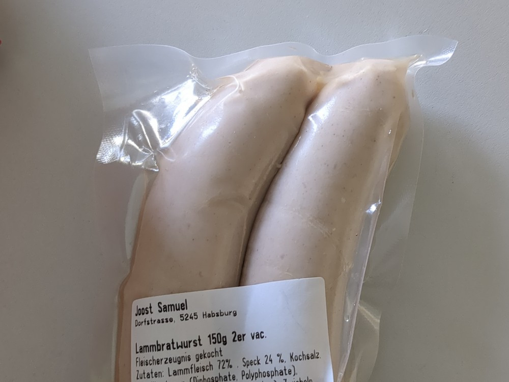 Lammbratwurst von Swissky | Hochgeladen von: Swissky Lammbratwurst von Swissky | Hochgeladen von: Swissky