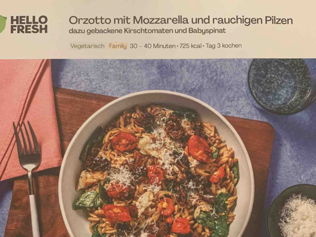Orzotto  mit Mozzarella und rauchigen Pilzen von carlus | Hochgeladen von: carlus