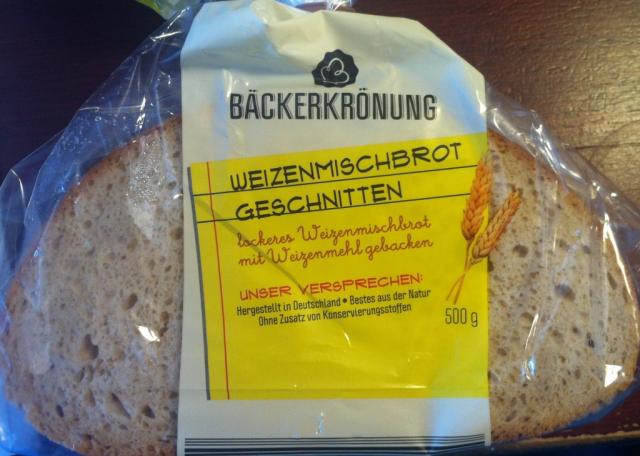 Bäckerkrönung; Weizenmischbrot geschnitten, Weizenbrot | Hochgeladen von: baschuma