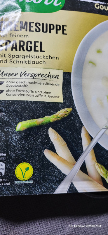 Knorr Kaiser Teller Gourmet Cremesuppe von feinem Spargel von le | Hochgeladen von: leiti