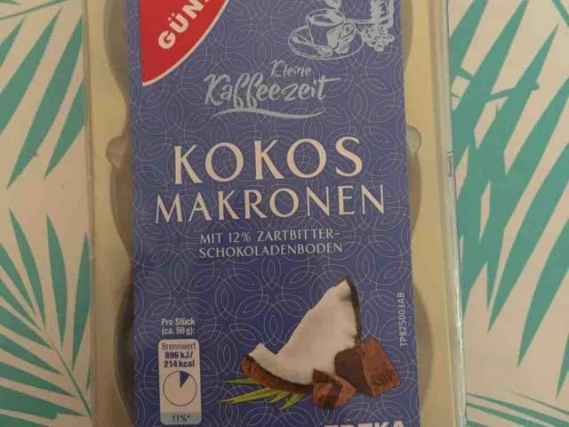 Kokos Makronen, mit 12% Zartbitter-Schokoladenboden von AnjaTigg | Hochgeladen von: AnjaTigges