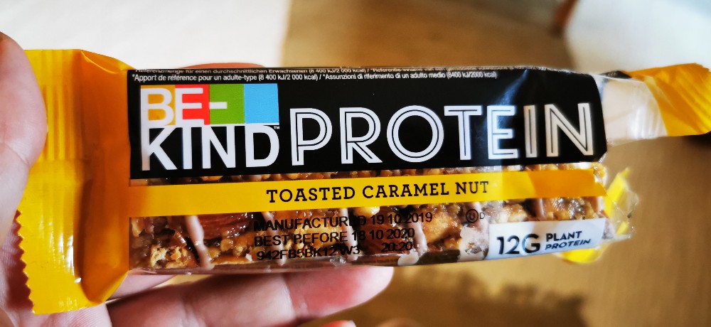 Be-Kind Protein Riegel, Toasted Caramel Nut von Beetlejuice | Hochgeladen von: Beetlejuice