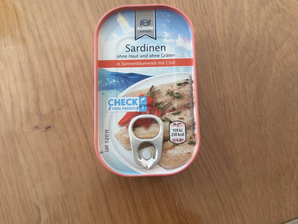 Sardinen, In Sonnenblumenöl mit Chili von Betty82 | Hochgeladen von: Betty82 Sardinen, In Sonnenblumenöl mit Chili von Betty82 | Hochgeladen von: Betty82