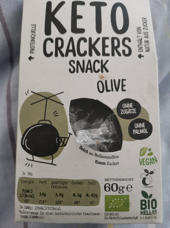 Keto Crackers, Olive von Ovid21 | Hochgeladen von: Ovid21