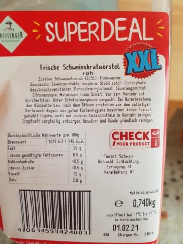 Frische schweinbratwürstel roh von zsebibaba79376 | Hochgeladen von: zsebibaba79376