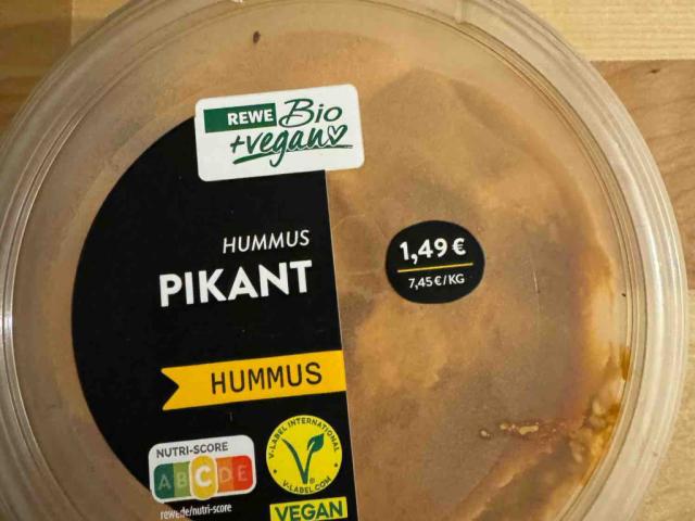 Rewe Bio vegan pikant Hummus by Shivi | Uploaded by: Shivi
