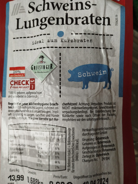 Schweins-Lungenbraten von Lisnbaby | Hochgeladen von: Lisnbaby