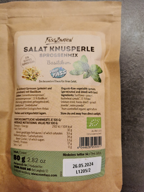 Salat Knusperle, Sprossenmix von Alwinde | Hochgeladen von: Alwinde