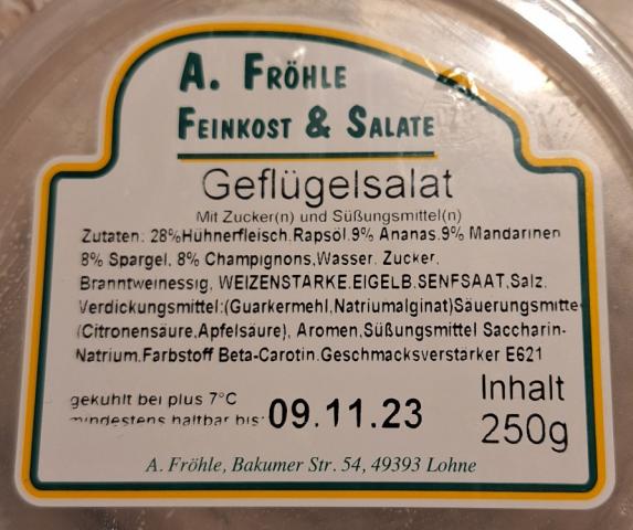 Geflügelsalat, Feinkost & Salate von Extal | Hochgeladen von: Extal