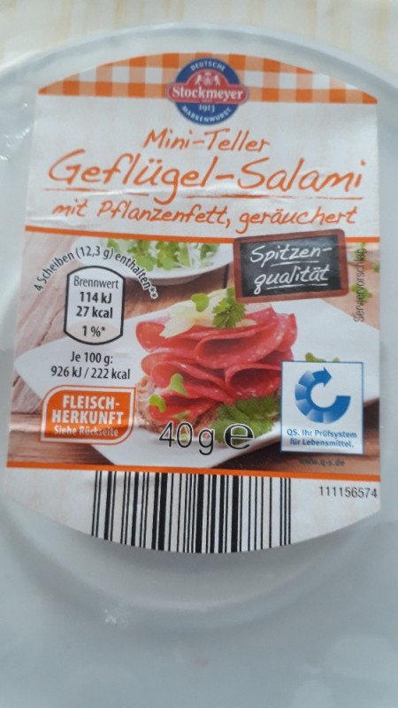Geflügel-Salami, Miniteller von Wiedke | Hochgeladen von: Wiedke