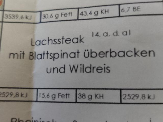 Lachssteak, Mit Blattspinat überbacken und Wildreis von BuchStre | Hochgeladen von: BuchStreit