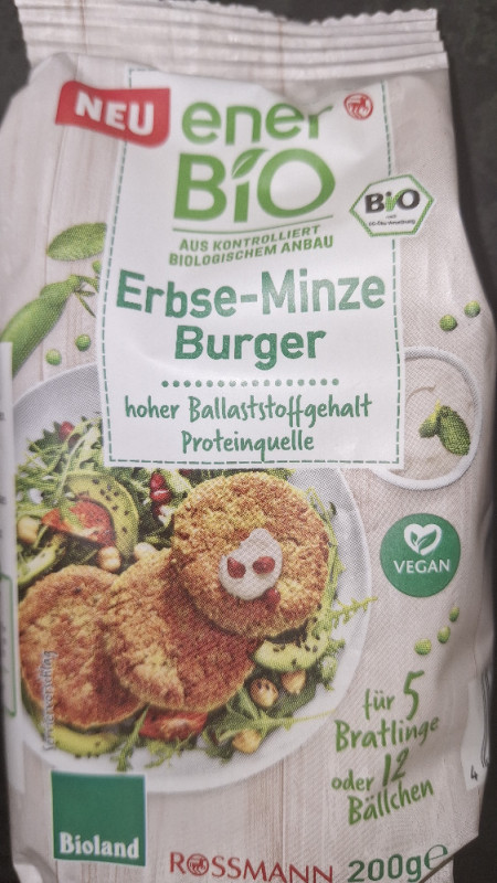 Erbse-Minze-Burger von F. Moormann | Hochgeladen von: F. Moormann