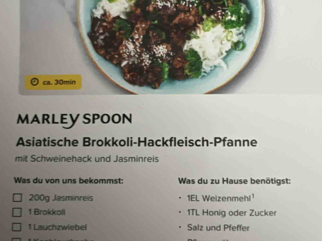 Marley Spoon Asiatische Broccoli-Hackfleisch-Pfanne, mit Schwein | Hochgeladen von: mcgn