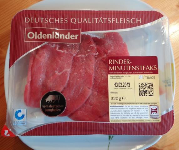 Rinderminutensteak Oldenländer, Rindfleisch | Hochgeladen von: evelyn307