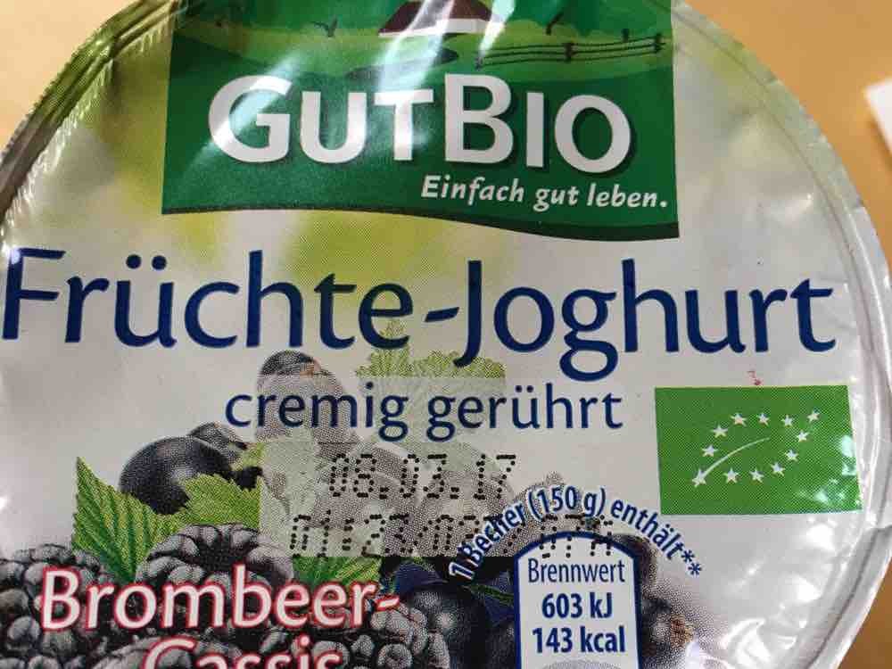 Gut Bio, Früchte Joghurt Brombeer Cassis von Berni58 | Hochgeladen von: Berni58